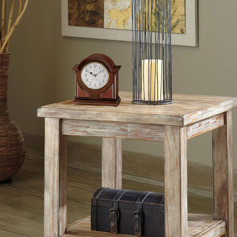 Seiko Sayo Brown Wooden Quartz Chime Mantel Clock