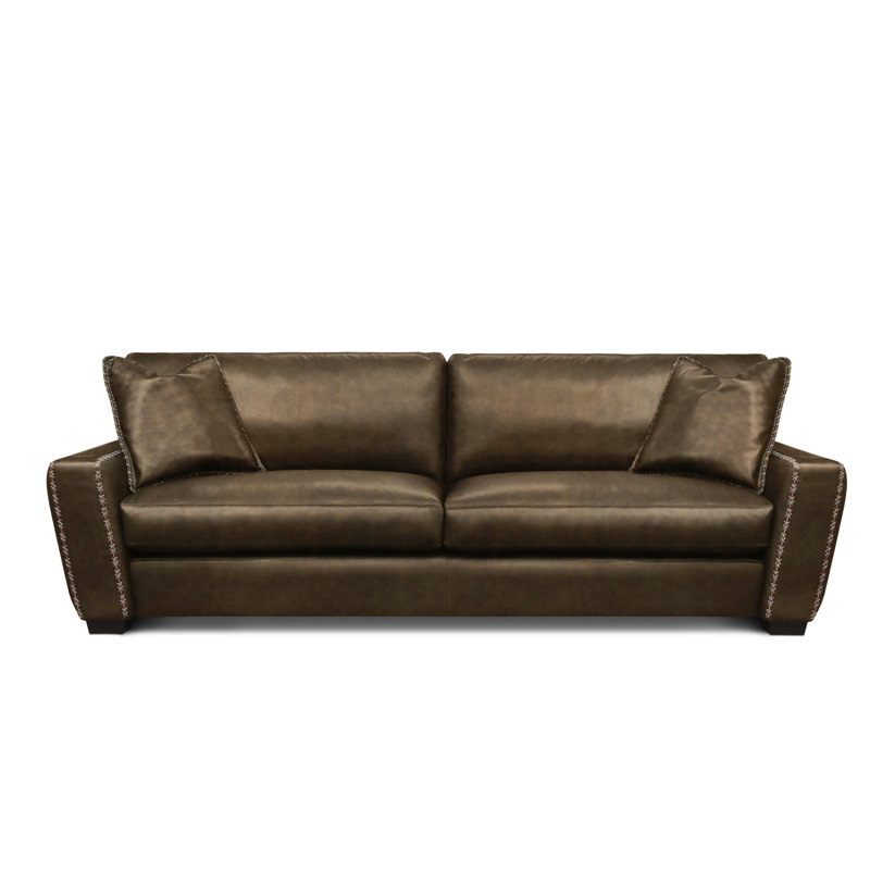 City Cowboy Leather Sofa, Walnut (Coyote), Nutmeg