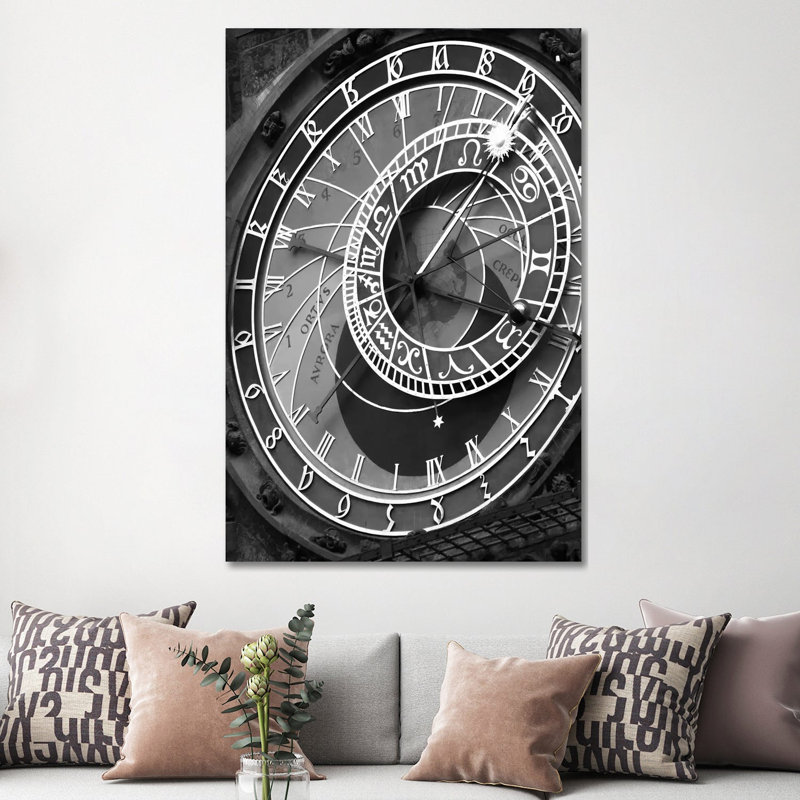 Astronomic Watch Praha 11 by Moises Levy - Wrapped Canvas Print, 152.5 cm H x 101.5 cm W