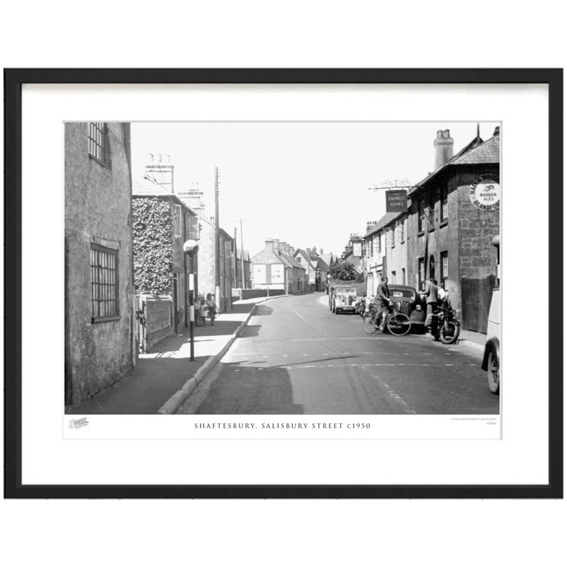 Shaftesbury, Salisbury Street C1950 by Francis Frith - Single Picture Frame Print, 45cm H x 60cm W x 2.3cm D