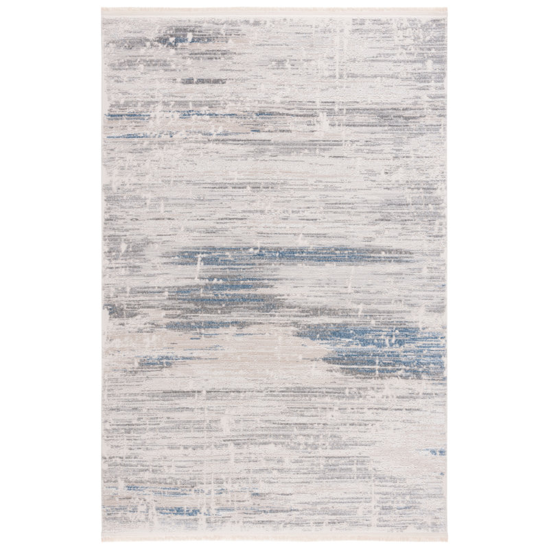 Whisper Performance Abstract Rug, Rectangle 6'7" x 8'7"