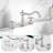 Widespread 2-handle Bathroom Sink Faucet with Drain Assembly-100102422