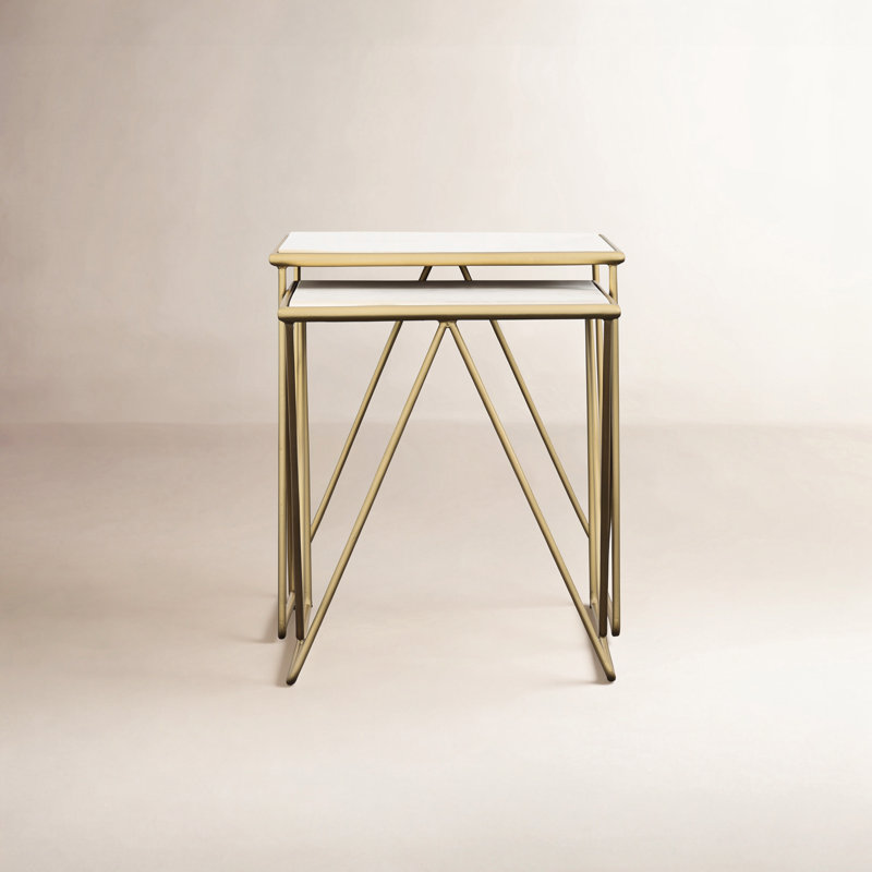 Ensemble de tables gigognes 2 pièces Tioga