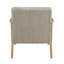 Chaise d'appoint rembourrée en velours côtelé-227100944