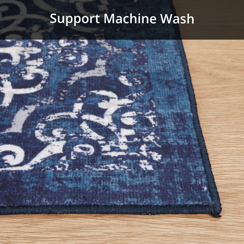 Tapis rectangulaire avec envers antidérapant Jozefa, Rectangle 9 pi x 12 pi