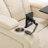 270 Degree Swivel PU Leather Power Recliner With Tray Table, Phone Holder, Cup Holders, USB Port, And Hidden Arm Storage For Home Theater, Recliner-242387744