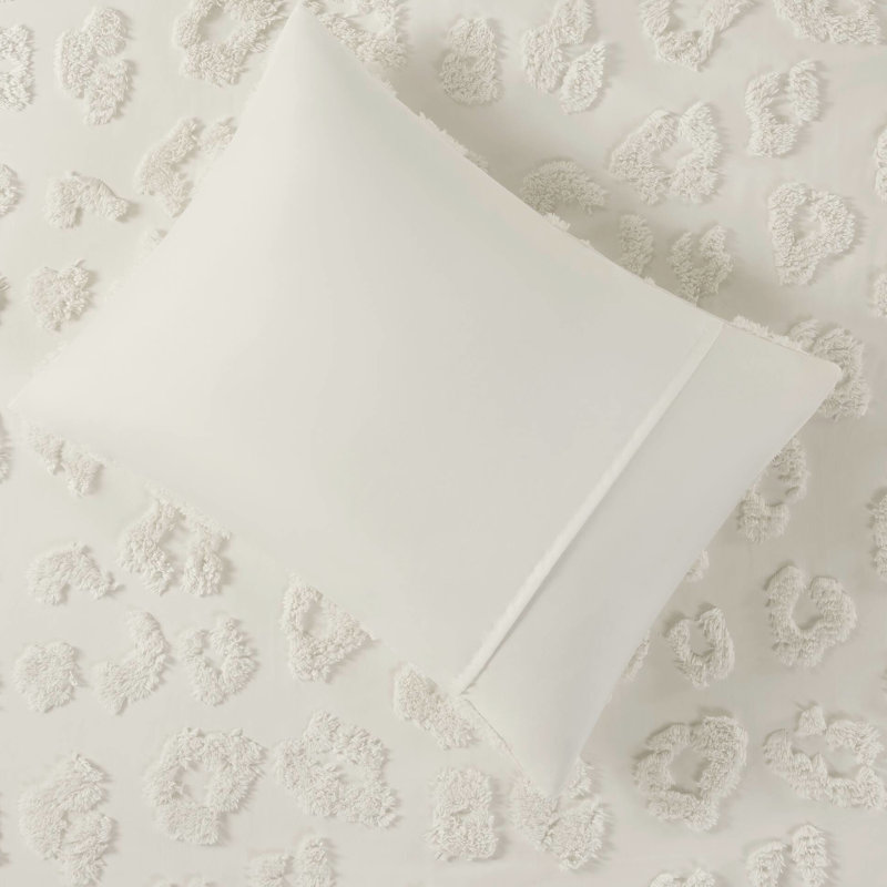 Édredon en chenille simple / simple TG - rembourré, texturé doux, envers en microfibre, fer à repasser recommandé, animal lavable