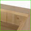 Table basse contemporaine d'aspect bois avec accents en rotin Rangement intégré pour le salon