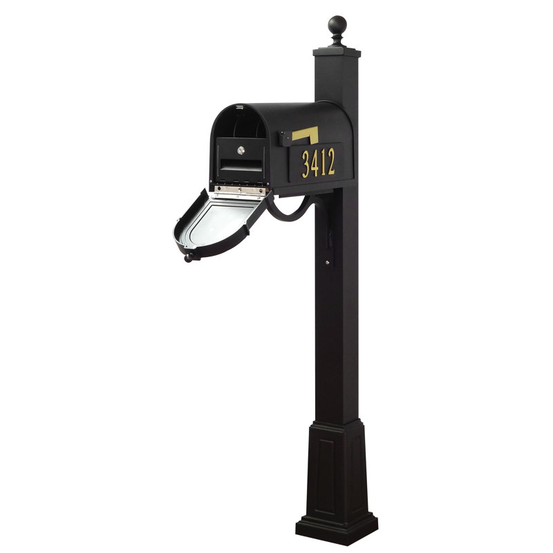 Boîte aux lettres verrouillable avec poteau inclus trottoir Berkshire