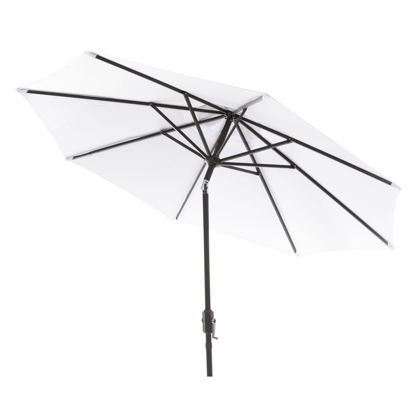 Parasol de marché, Blanc, 100.79" W x 100.79" D