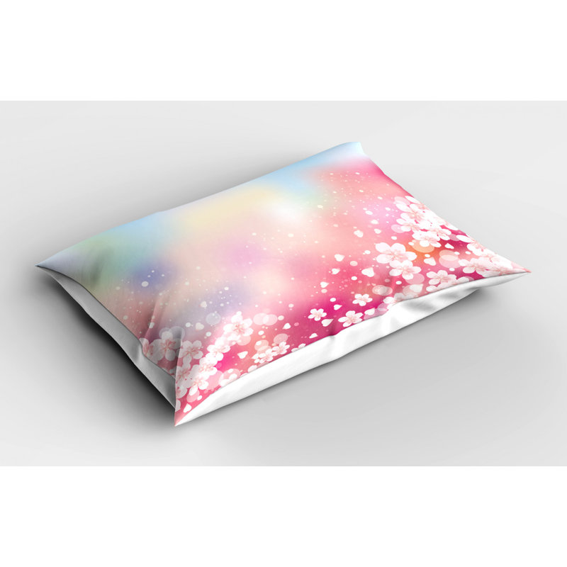 Dream Polyester Floral Sham Set, Twin