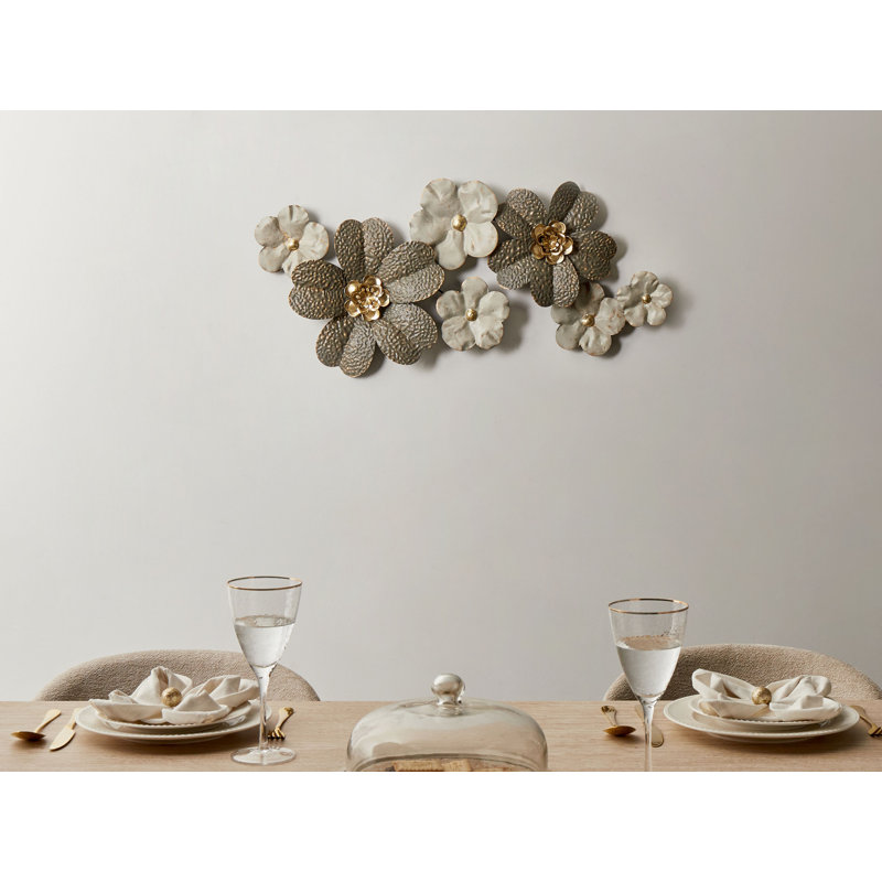 Handmade Plants & Flowers Iron Wall Decor