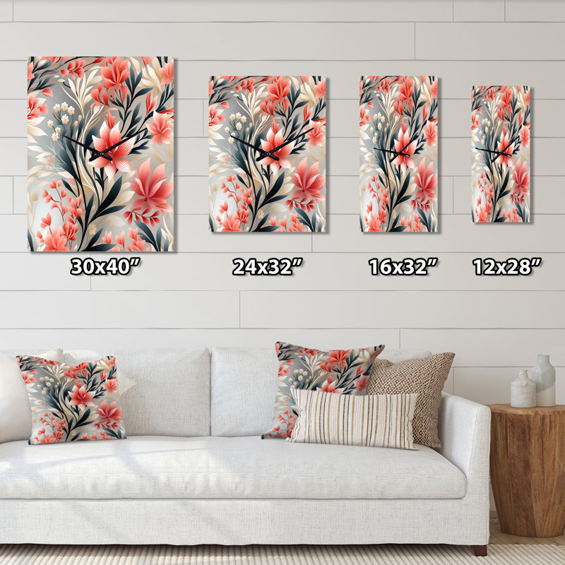 Horloge murale tropicale Subdued, Moyen
