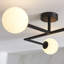 Terflinger Glass Semi Flush Mount-490570433