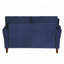 Causeuse en tissu d'ameublement en velours-1950170645