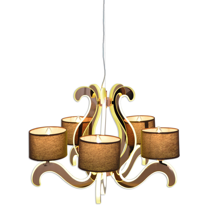 5 - Light Drum Chandelier LED Chandelier