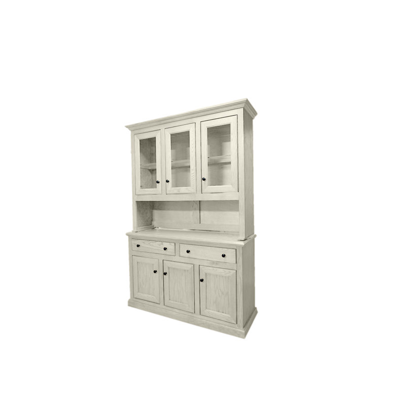 Ebenal Sideboard with Bar Hutch, Medium Oak