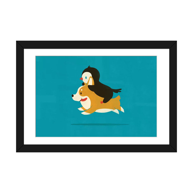«Like The Wind», impression sur toile, H 16 po x l 24 po x P 1 po, Papier d'art encadré noir