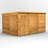 Powersheds 12 x 8ft Timber Overlap Windowless Pent Garden Shed