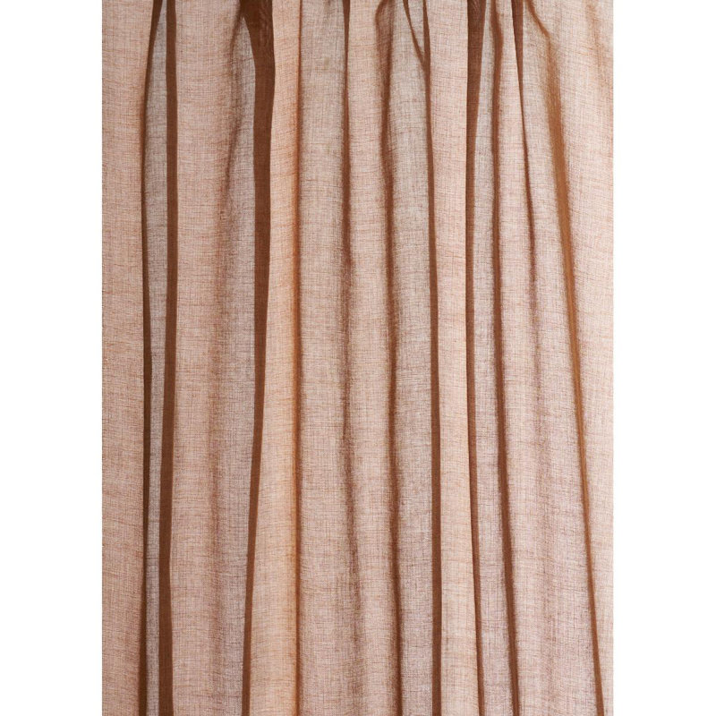 Summit Sheer Fabric, Brown