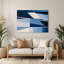 Hard Edge 41 - art mural en métal bleu-771192396