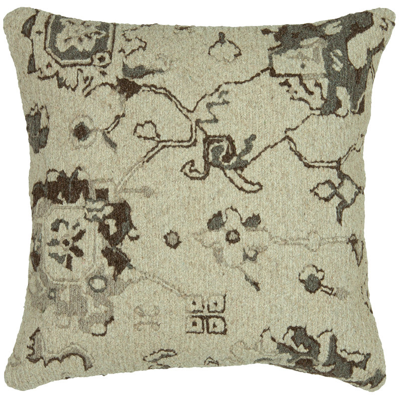 Wool Square Pillow Cover & Insert