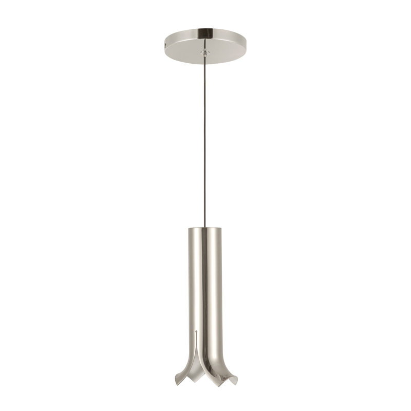 Luminaire suspendu 9 po Husk, Argent argent, Argent argent
