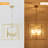 Padula 5 - Light 21.65" Dimmable Lantern Industrial Linear Square / Rectangle Geometric Candle Style Chandelier-1328398502