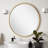 Sobb Round Decorative Vanity Mirror with Gold Gilding-99278873