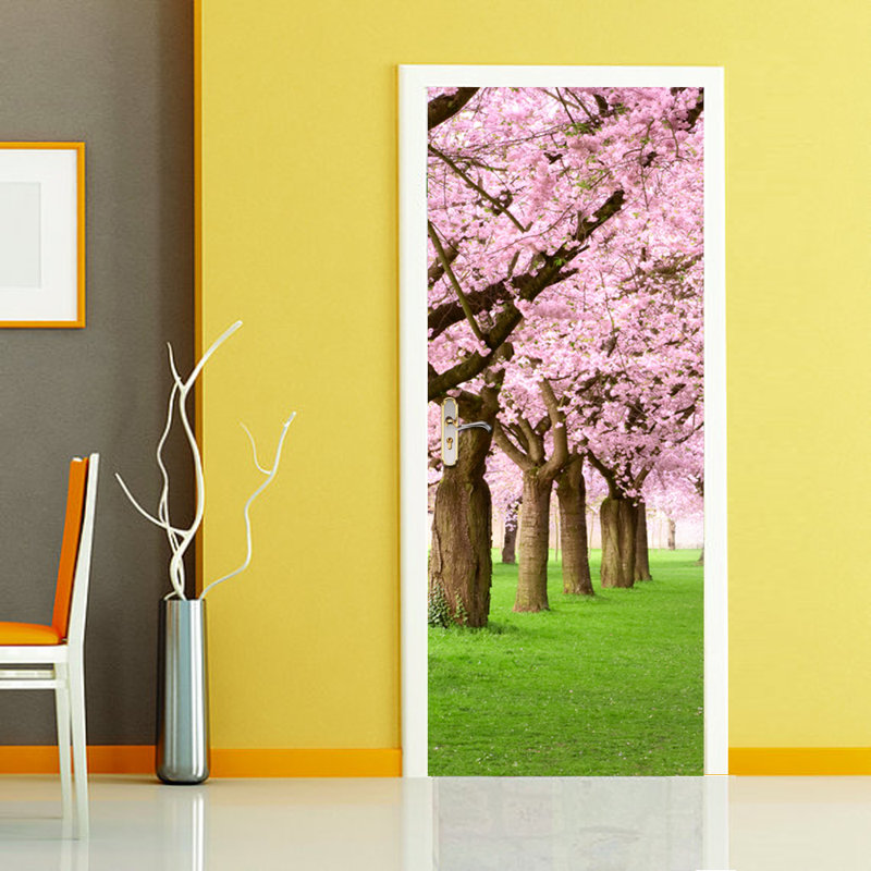 Plants & Flowers Door Decal
