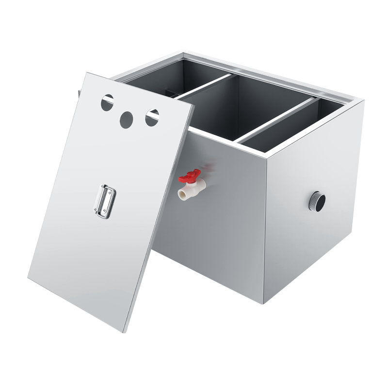 Système de filtration commercial sous siphon en acier inoxydable
