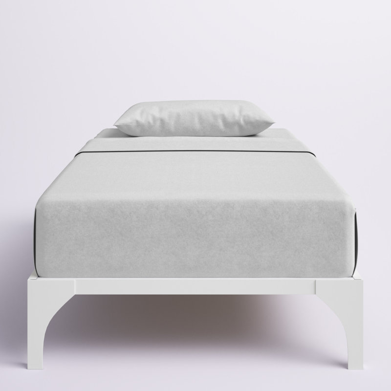 Adharsh Twin Metal Platform Bed by Mack & Milo™, White