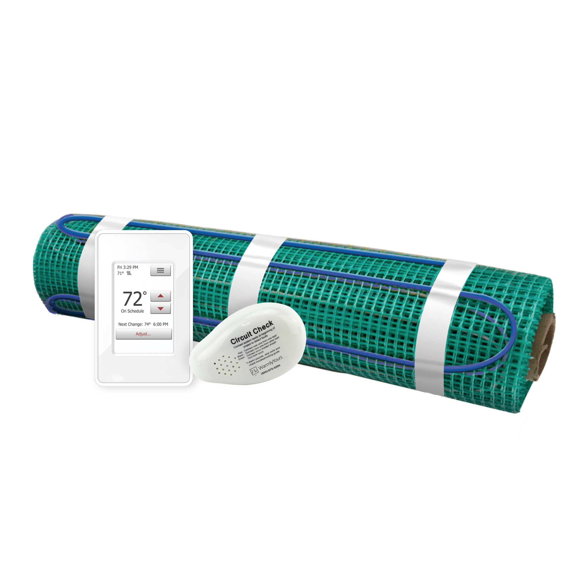 WarmlyYours Electric Floor Heating Kit for Bathroom with Single, Double ...