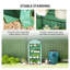 Mini serre à 4 niveaux avec porte enroulable Outsunny