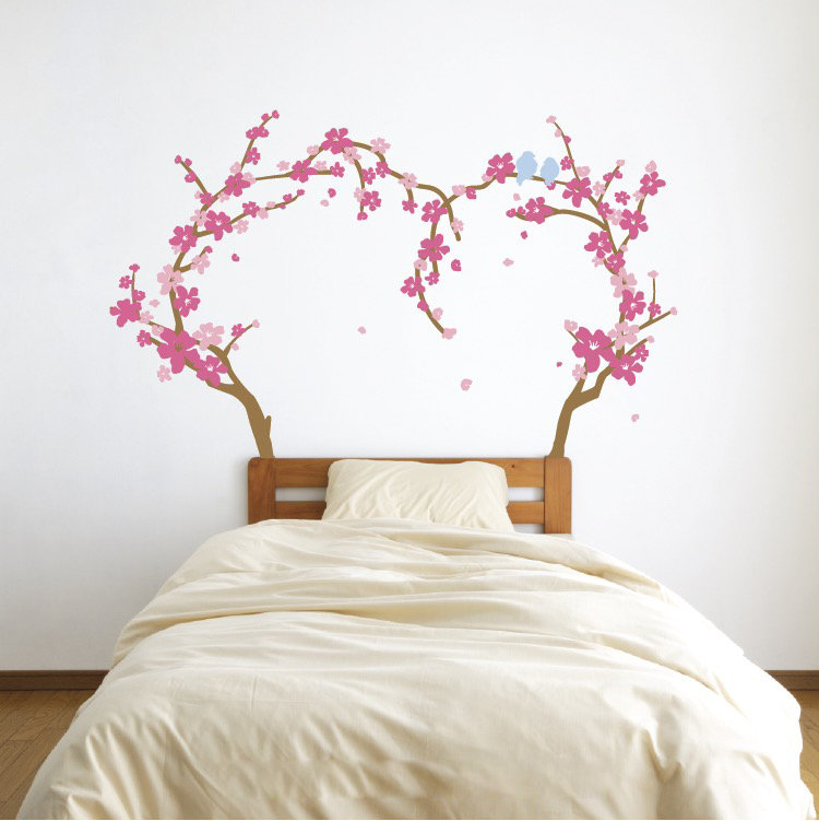 Plants & Flowers Non-Wall Damaging Wall Decal The Decal Guru