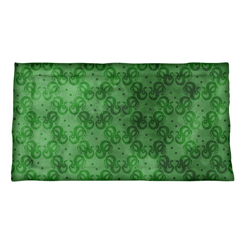 Katelyn Elizabeth Polyester Toile Sham Set, Standard Twin, Polyester, Green