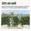 100cm W x 39cm D Steel Arbour-125281506