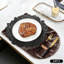 Ensemble de 24 assiettes décoratives en plastique 12,6 po pour assiettes décoratives multicolores-87441581