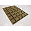 Tapis de zone en laine 5 pi x 6 pi 6 po one-of-kind noué la brown Didcot