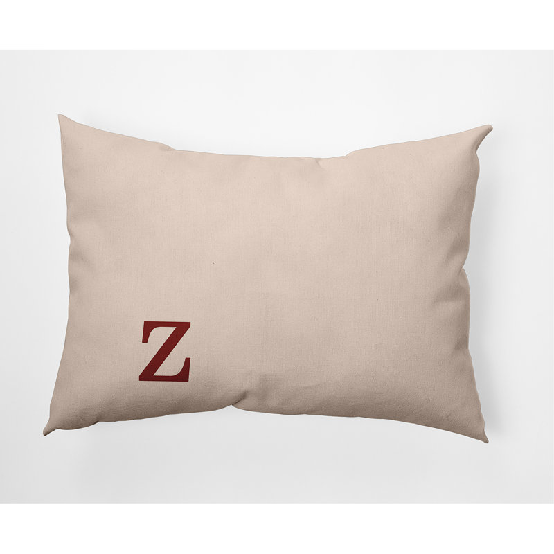 Coussin lombaire rectangulaire intérieur / extérieur Polyfill, Érable rouge