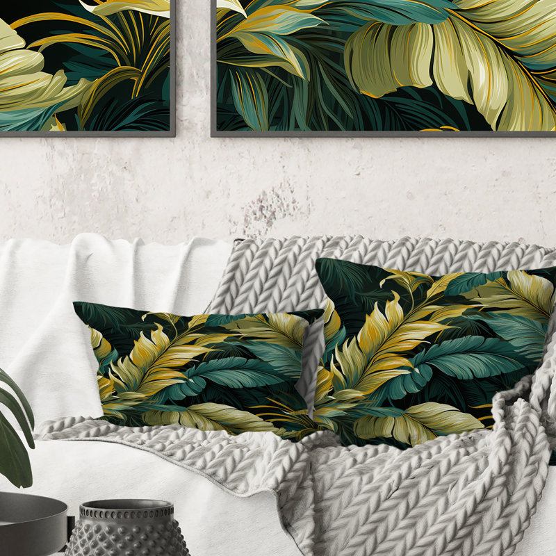 Mirage Radiance Tropical Motif - Coussin