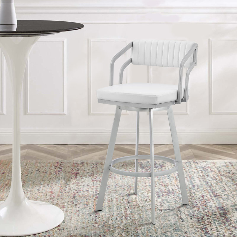 Tabouret à hauteur de comptoir pivotant de 26 po Lyla