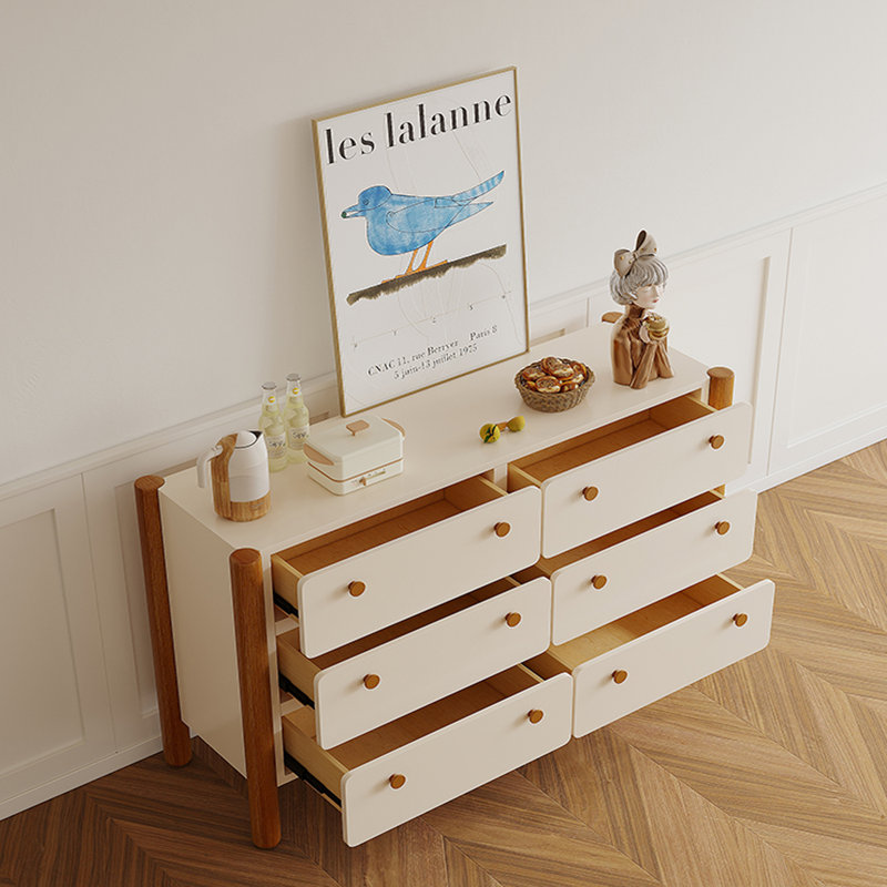Buffet avec armoire de rangement moderne à six tiroirs