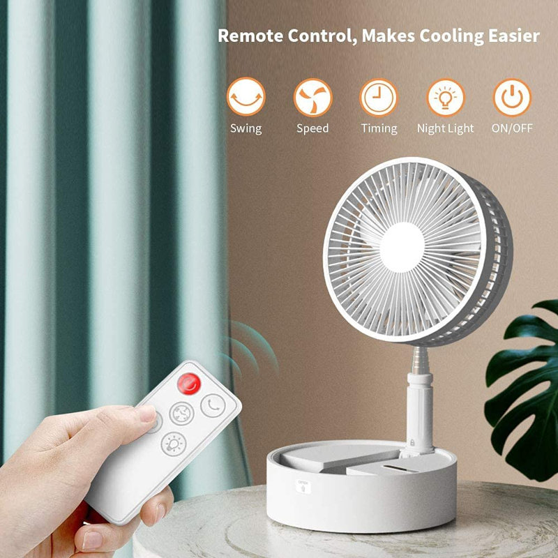 Symple Stuff Anzavia 43.7Cm Oscillating Pedestal/Standing Fan