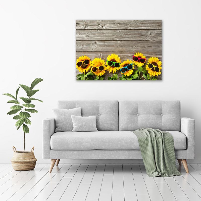 Sunflowers - Wrapped Canvas Print