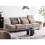 Fabric 3 Seater Sofa Beige IKAST-359196435
