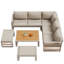 Woven Rope 7 - Person Seating Group With Table-1348141244