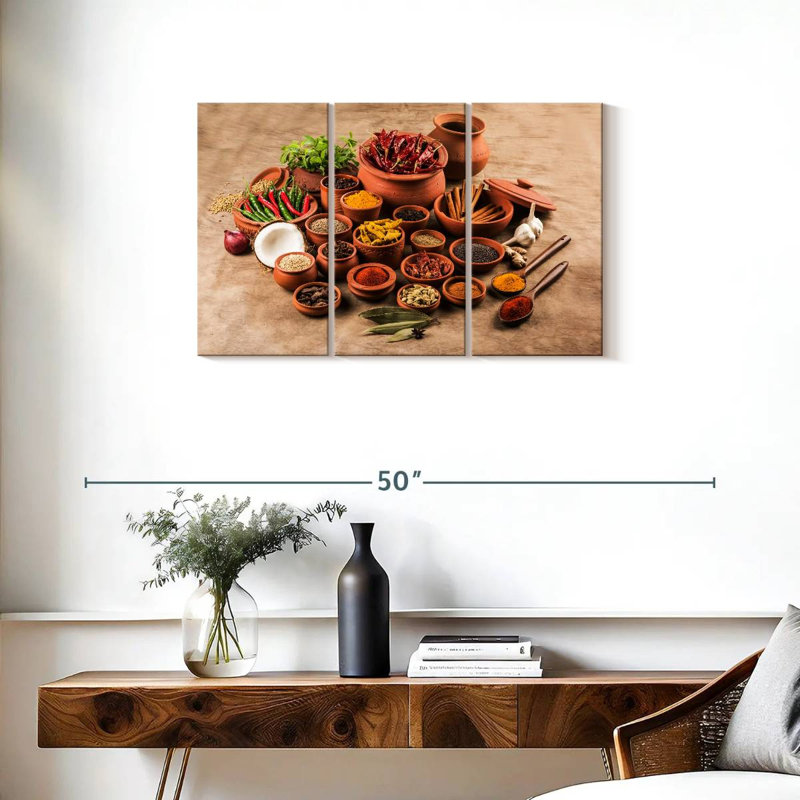 Yarlin Indian Spices, 20" H x 33" W