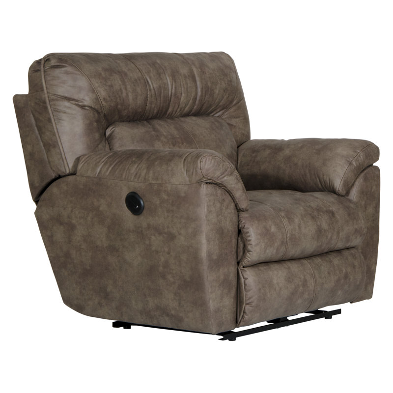 Fauteuil inclinable électrique rembourré avec port de charge USB