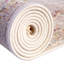 Tapis transitionnel de couleur ivoire / rouille Amiliya-2131696653